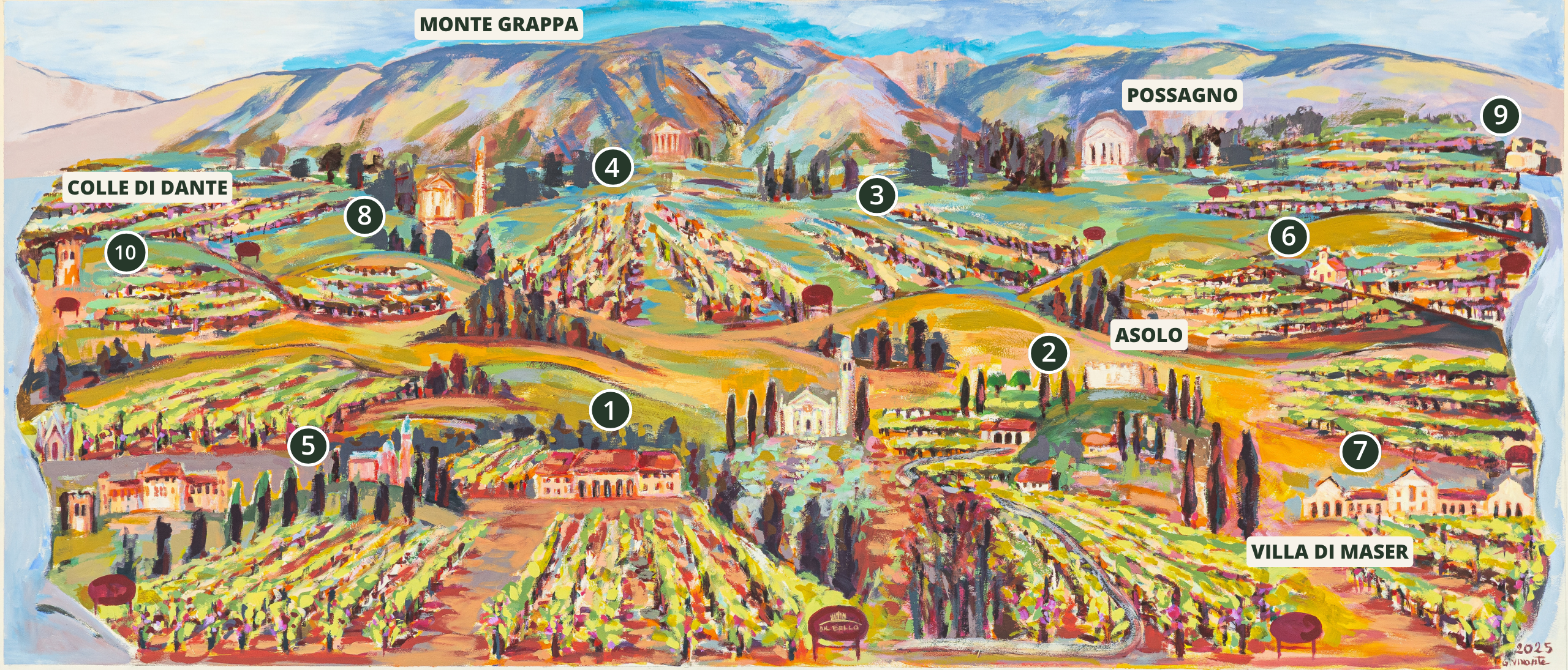 Mappa Dal Bello Vini